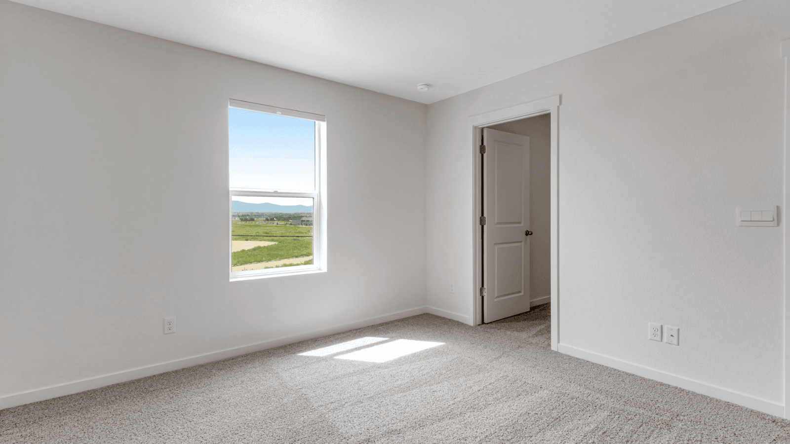 Main bedroom in new home
