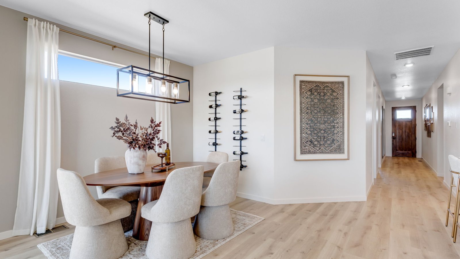 Dining room in a D.R Horton home