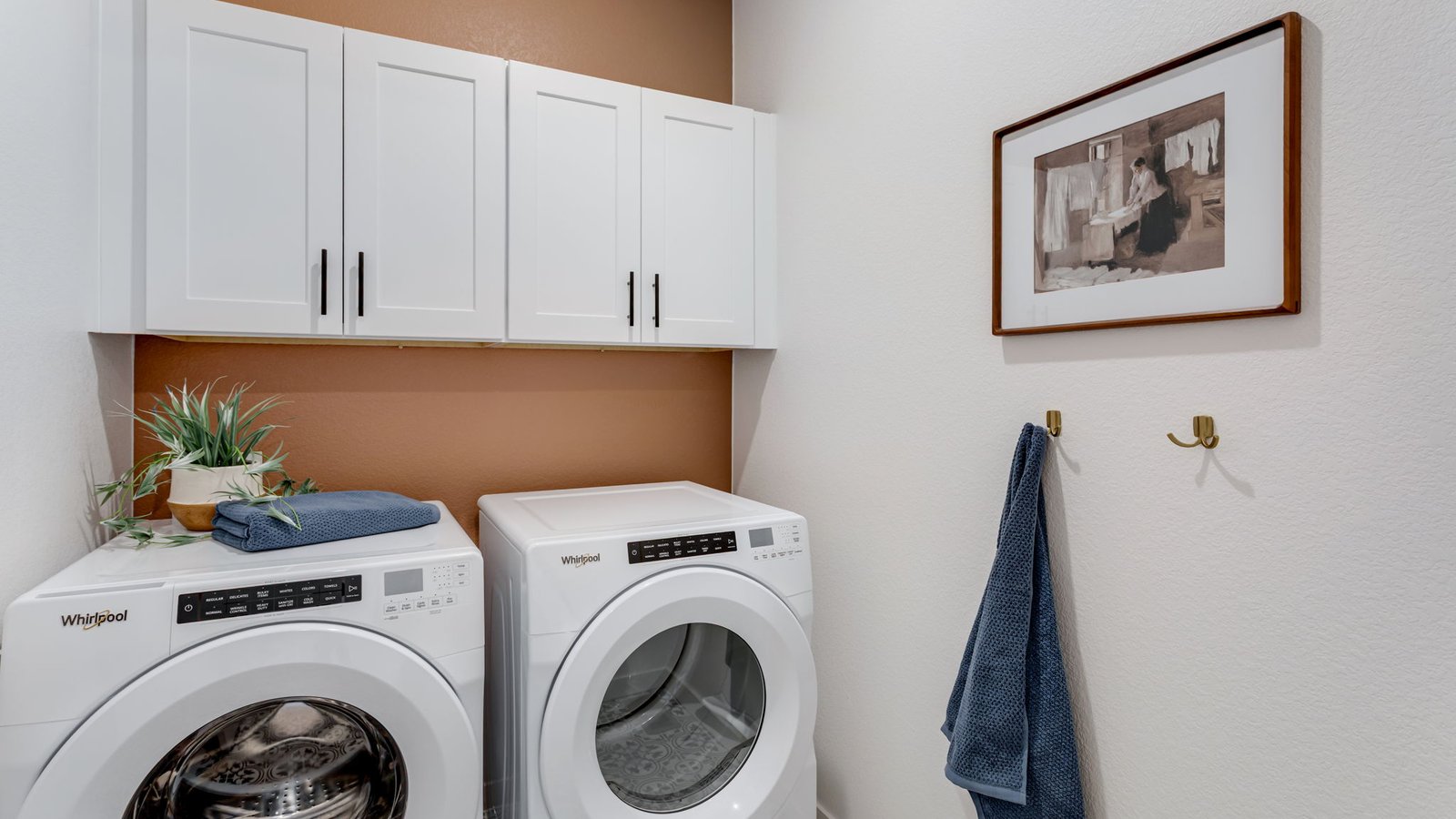 laundry room in new home