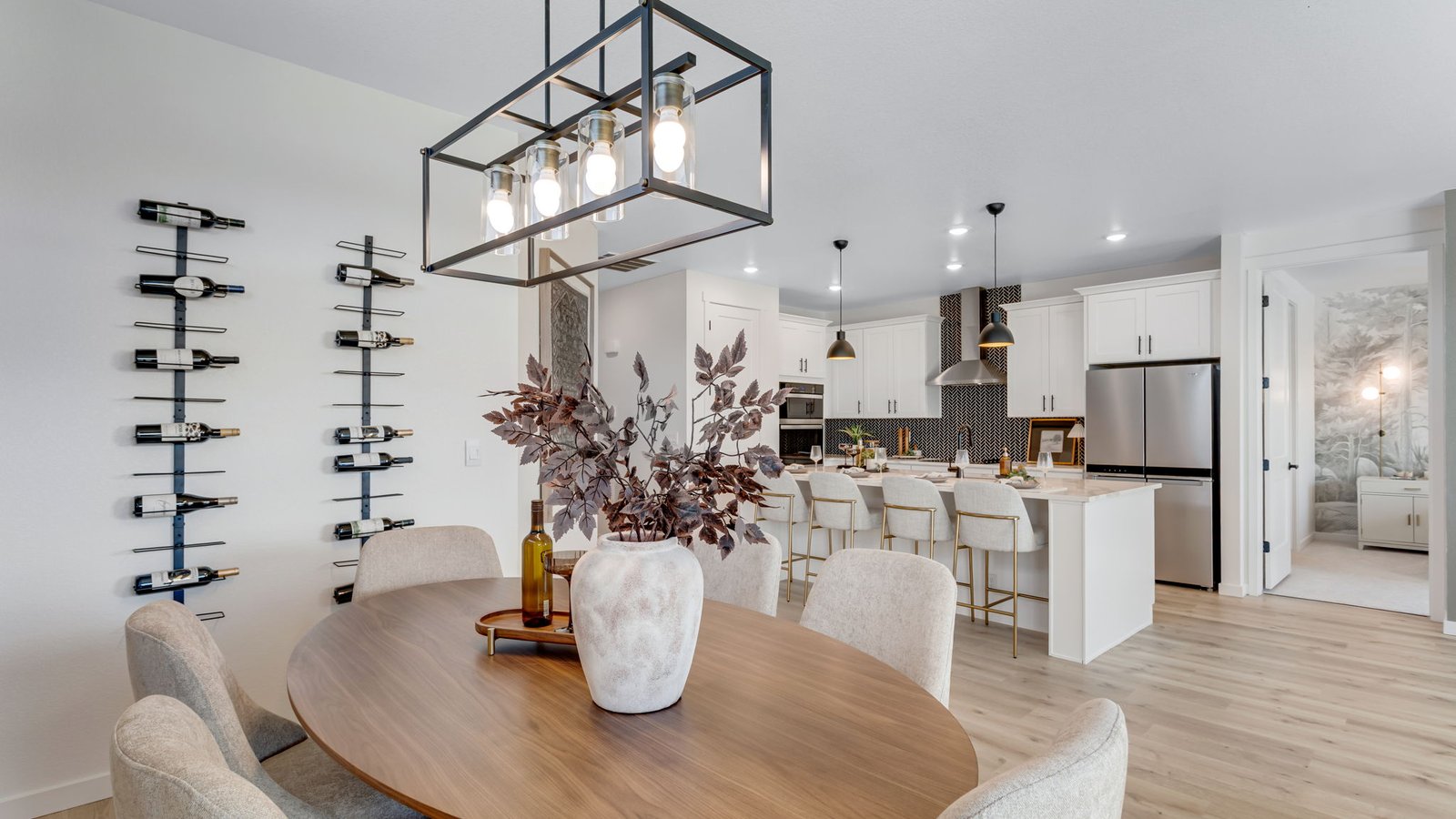 Dining area in new home