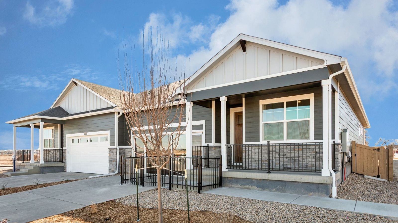 ranch style new home in windsor colorado