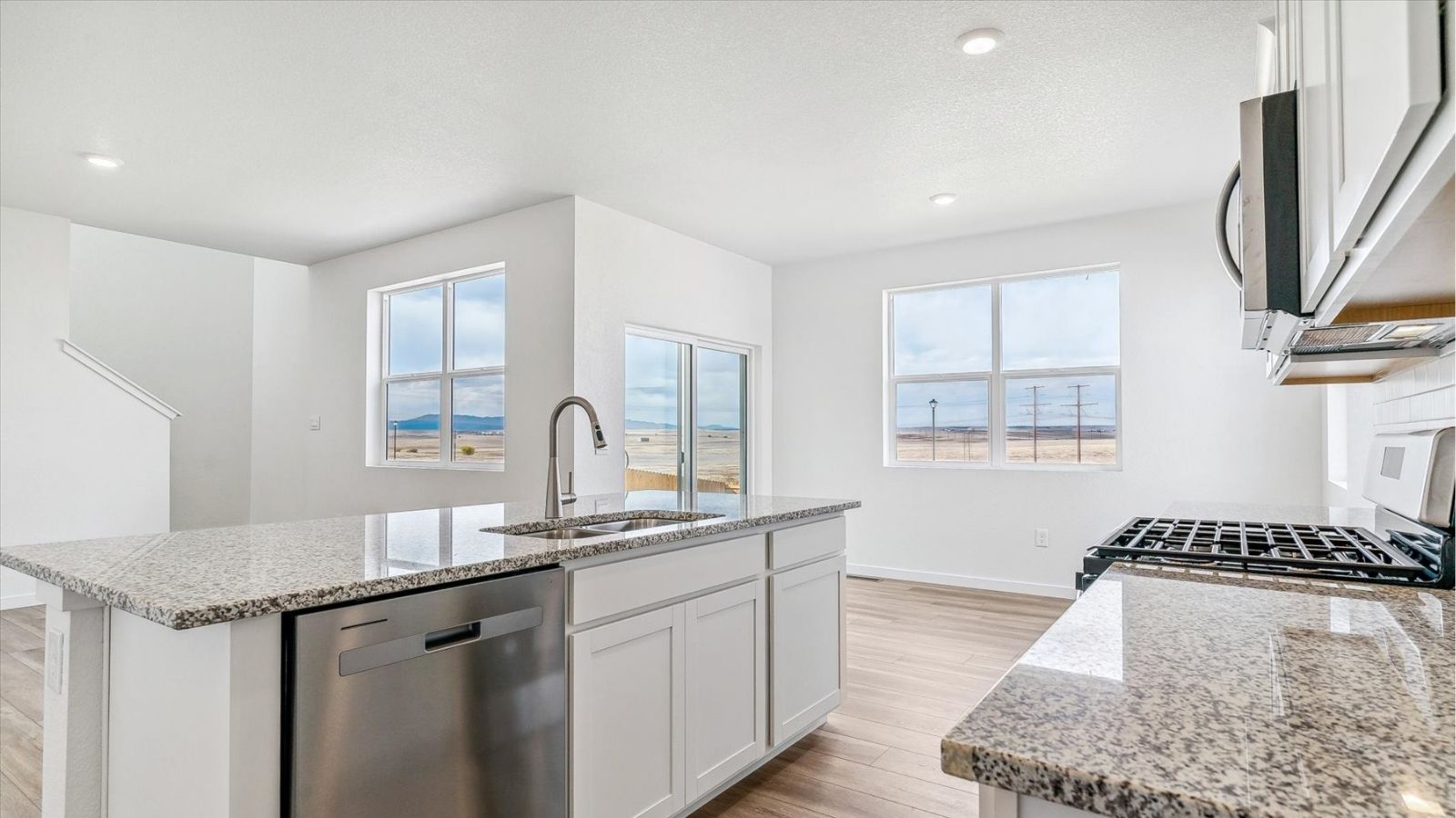 Open concept kitchen