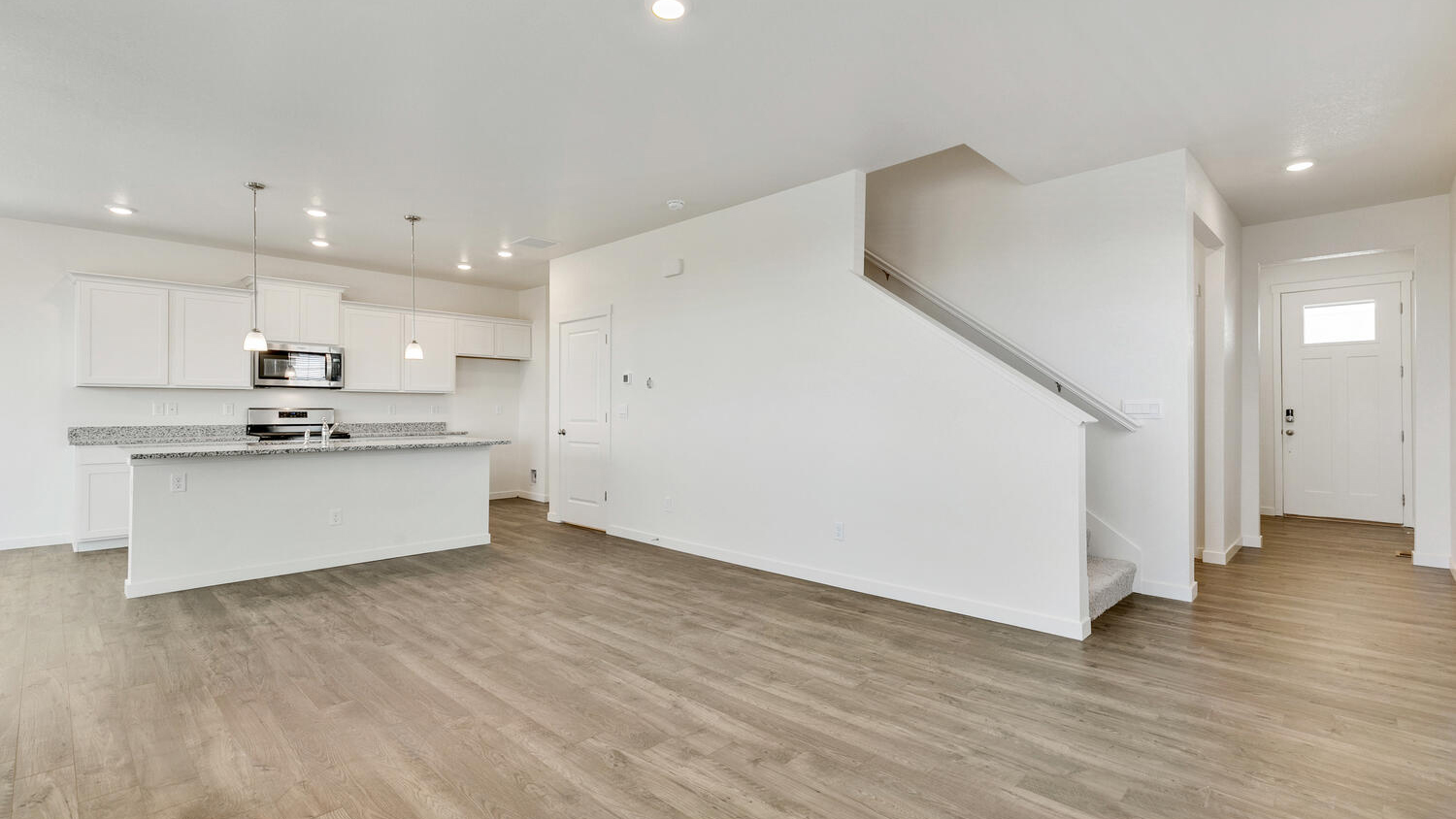 living area in new home