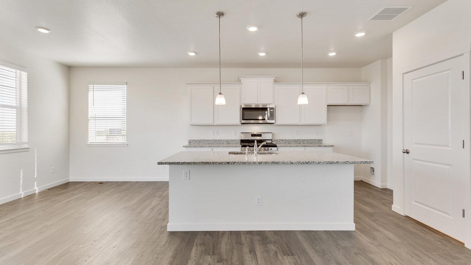 open concept dining area