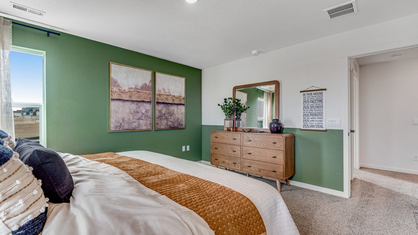 primary room in new home