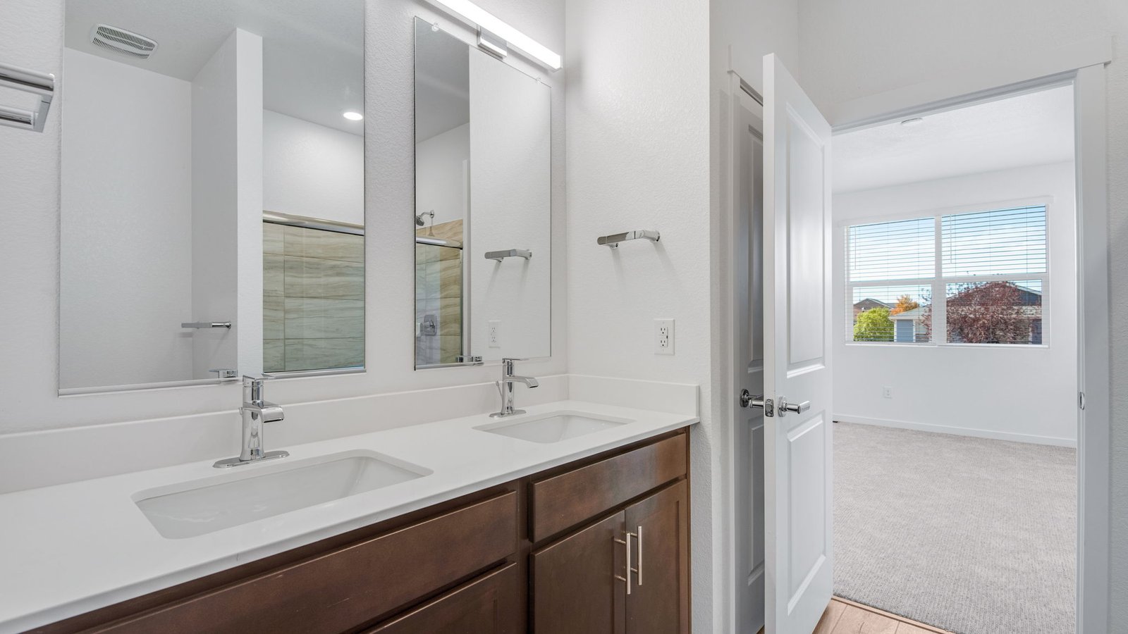 Bathroom in new D.R. Horton home