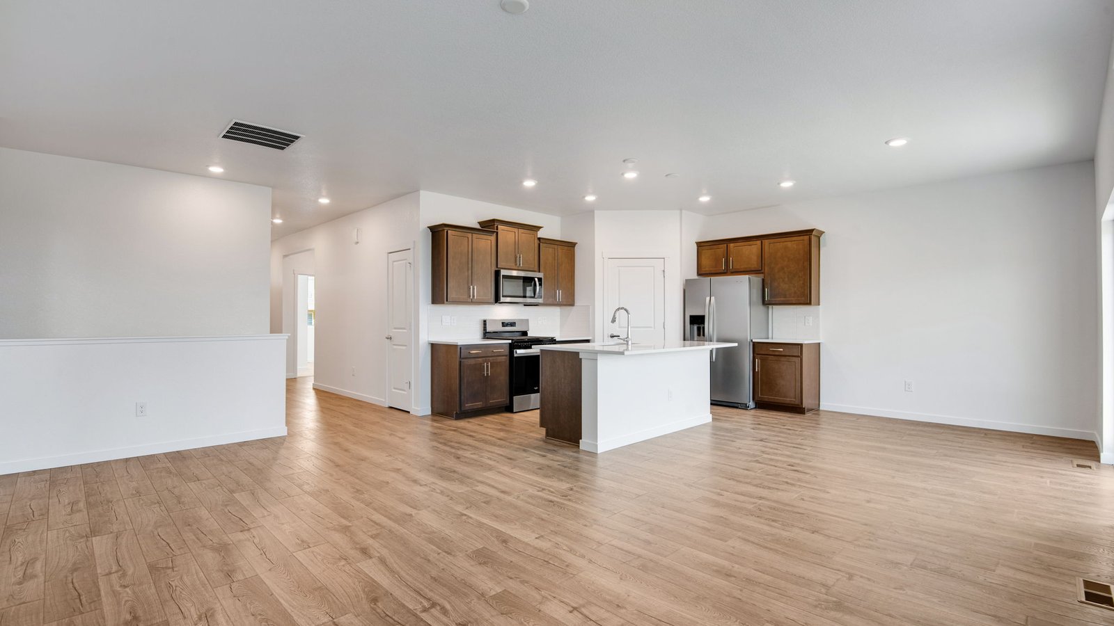 living room in new home