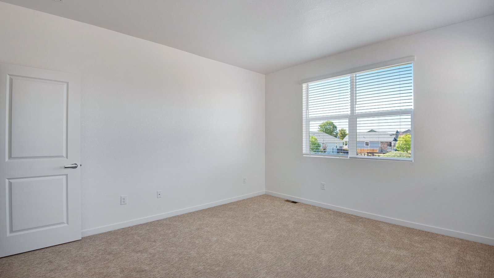 primary bedroom in new home