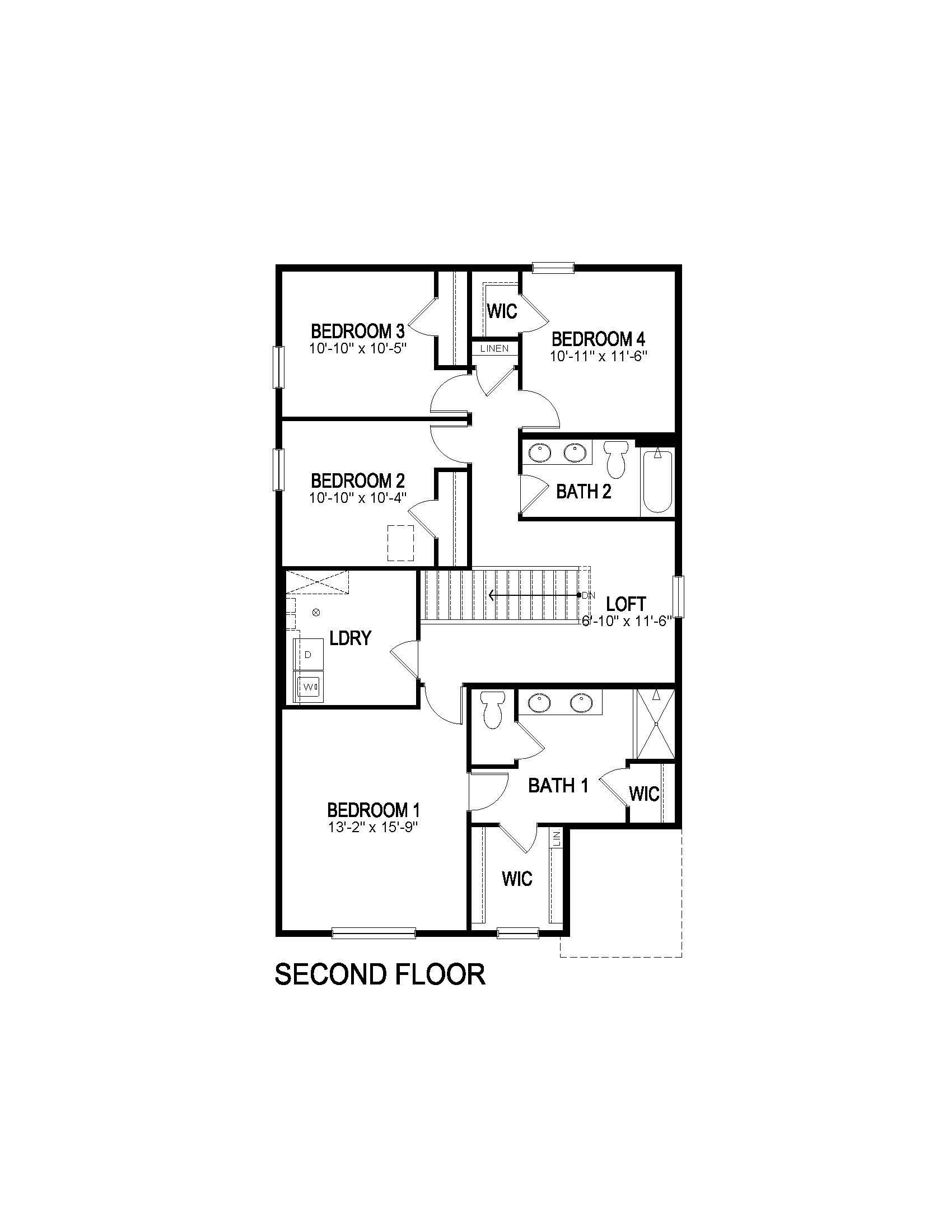 Elder floor plan 2nd floor