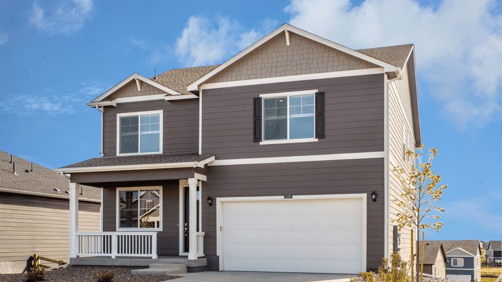 two story new home in severance colorado