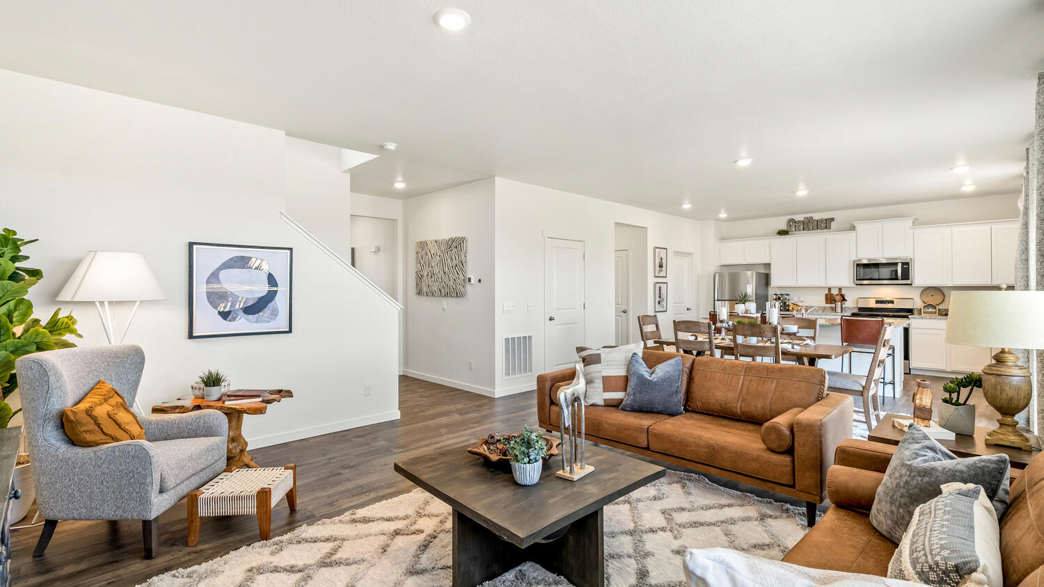 Great room in D.R. Horton home in colorado