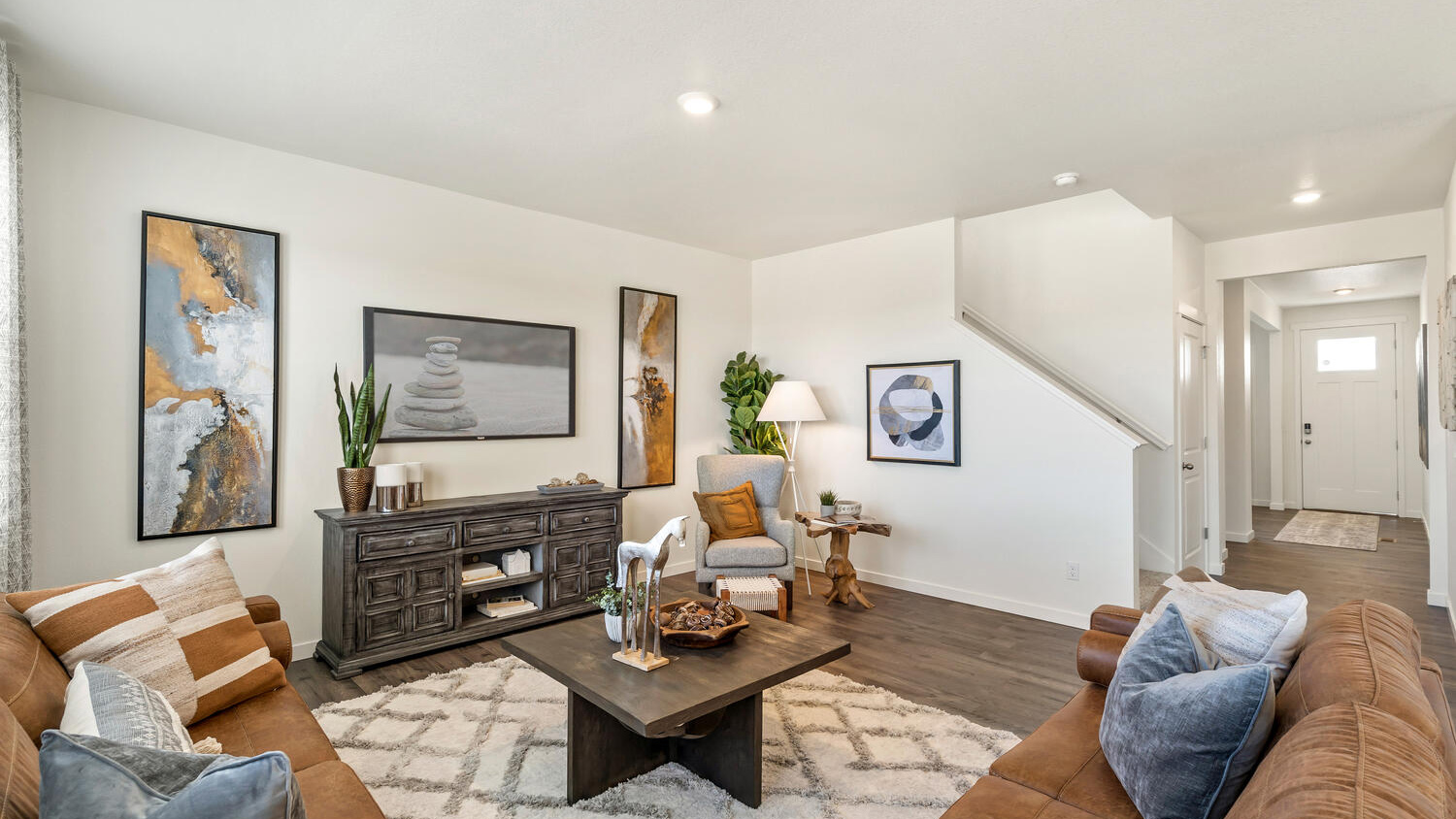 Living area in D.R. Horton Home in colorado