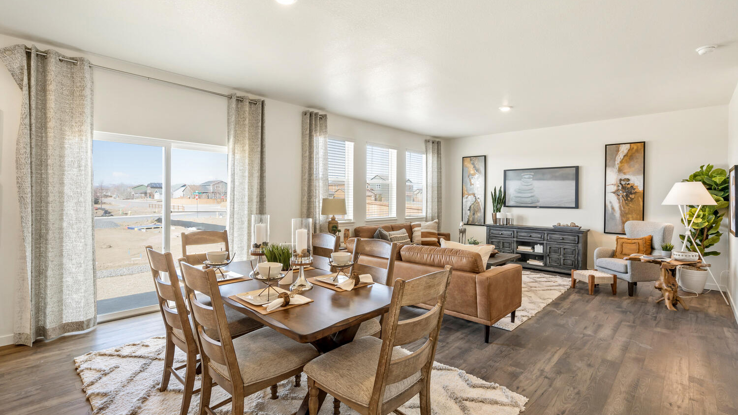 Dining area in new home
