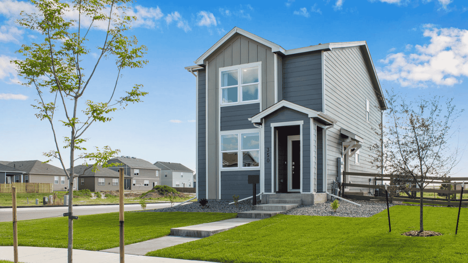 two story new home in severance colorado