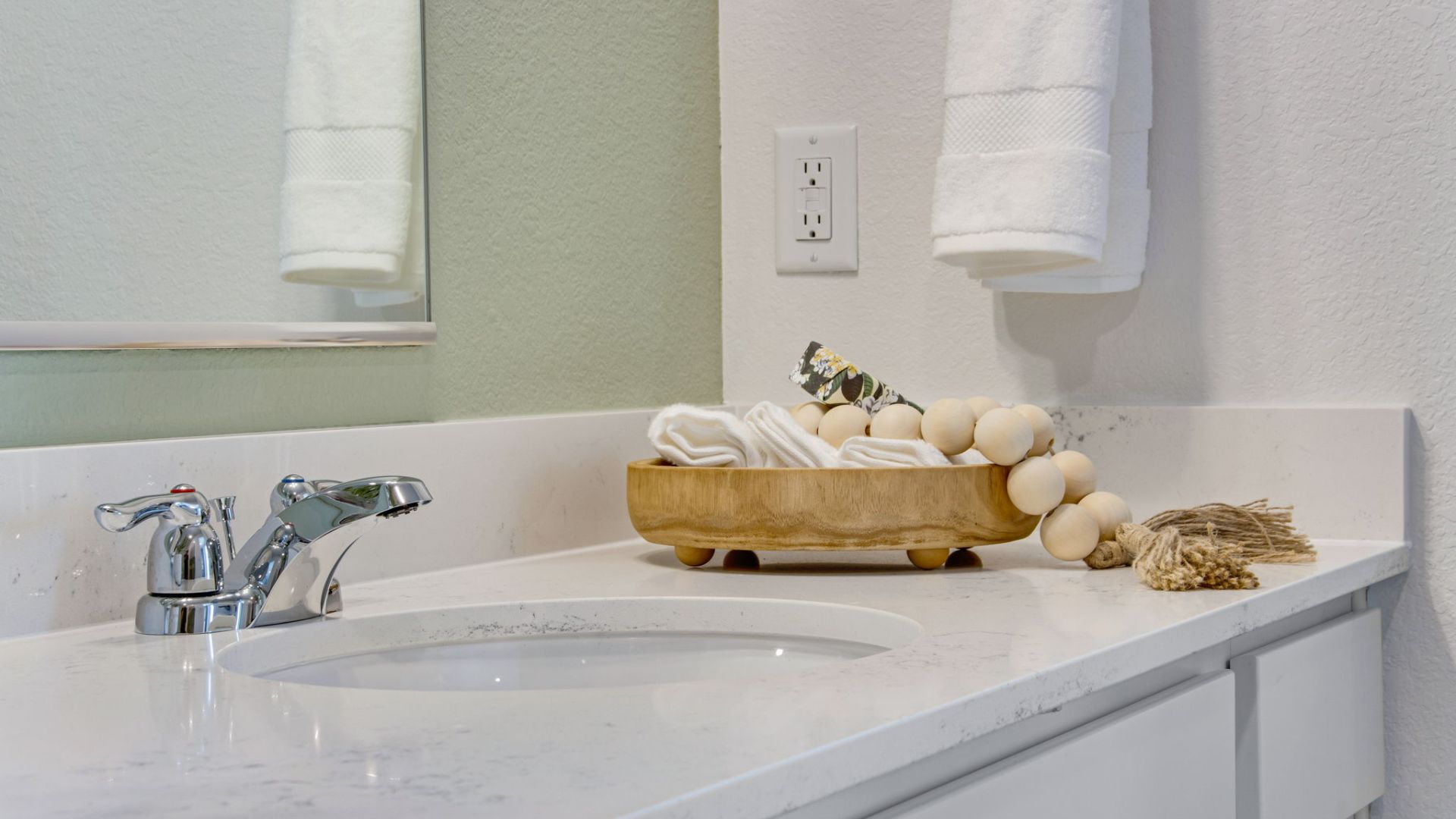 full bath in new model home severance co
