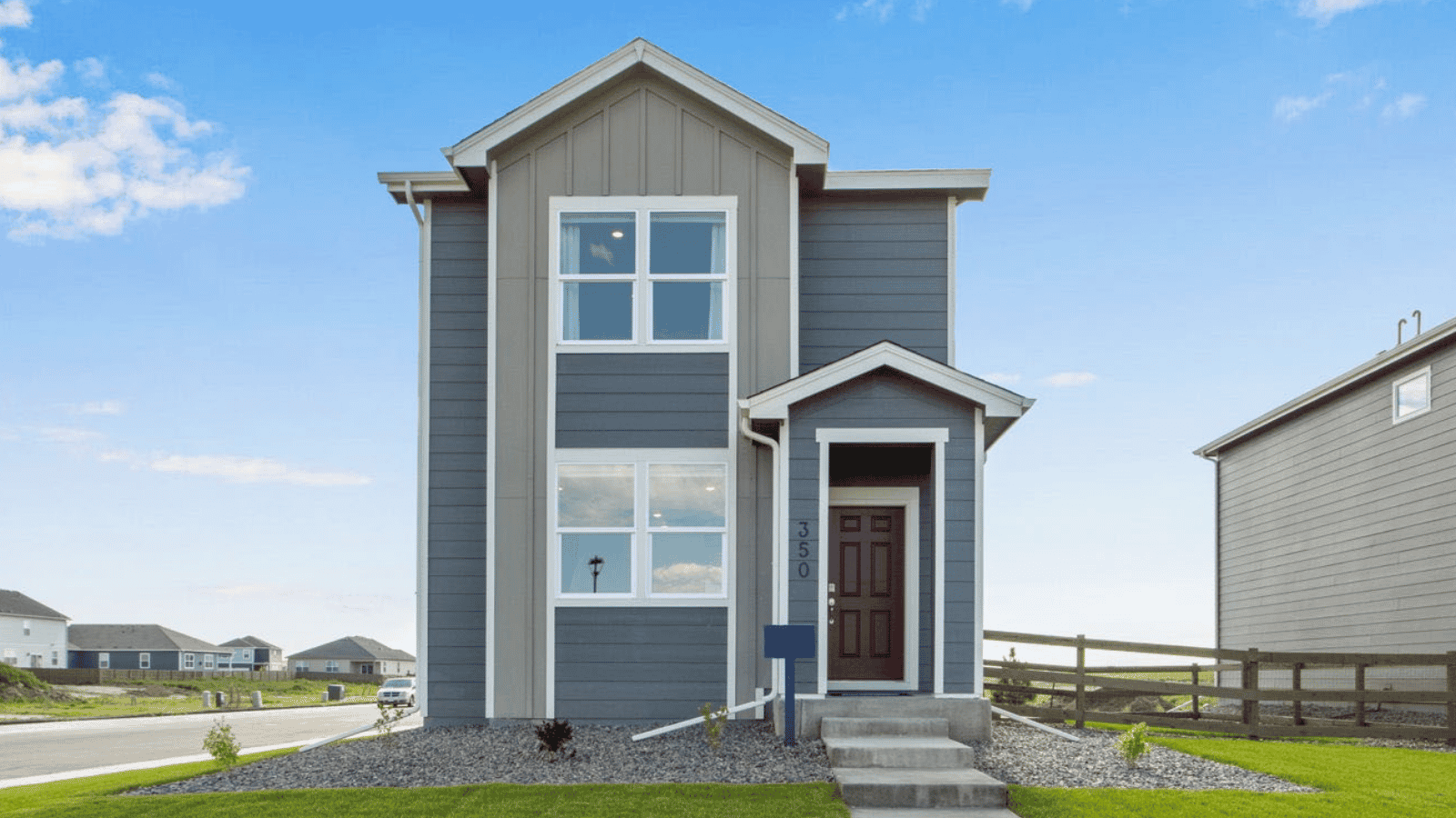 Exterior of new home for sale in Severance