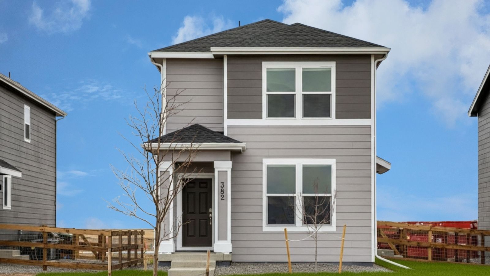 two story new home in severance colorado