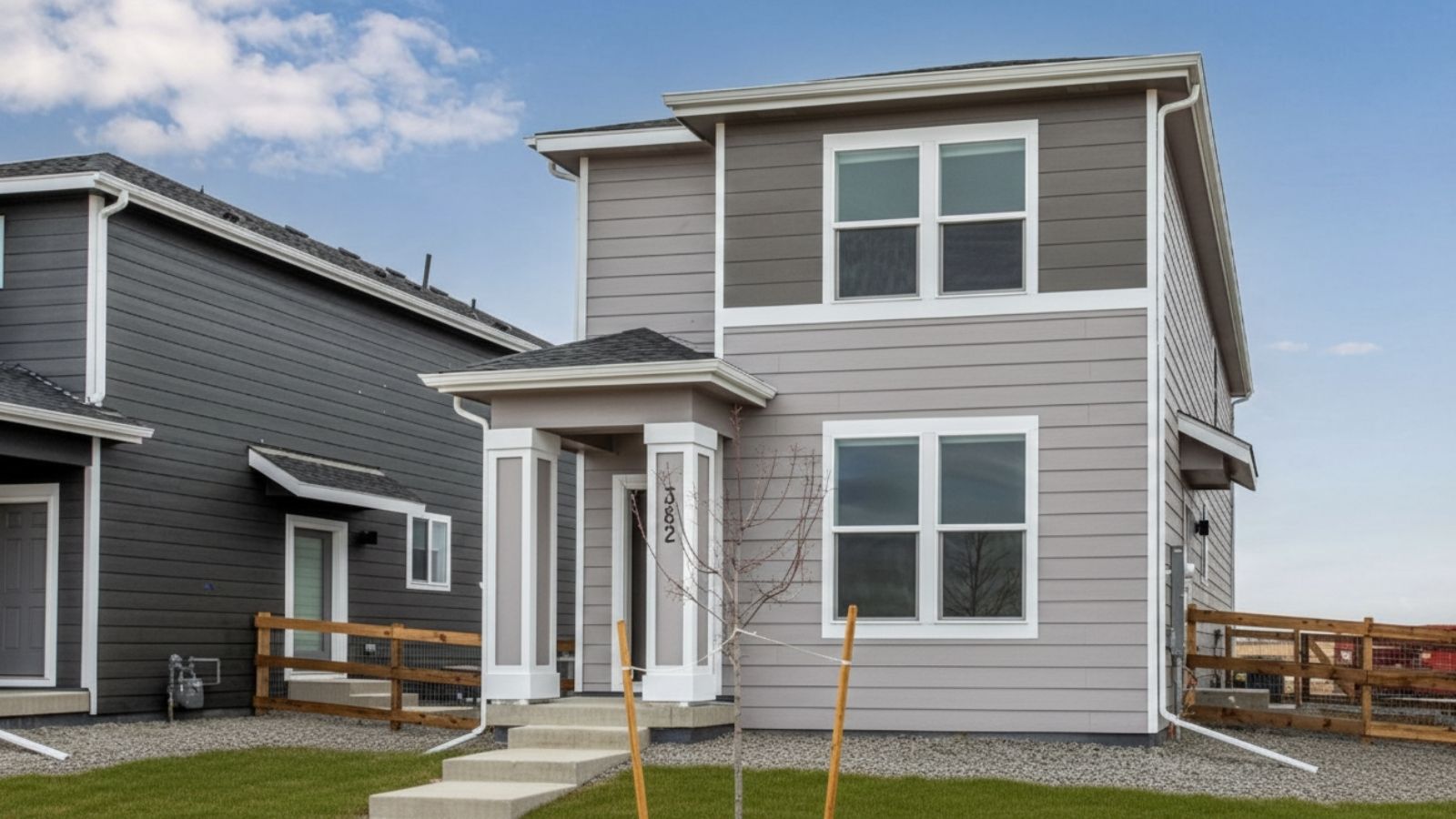 two story new home in severance colorado