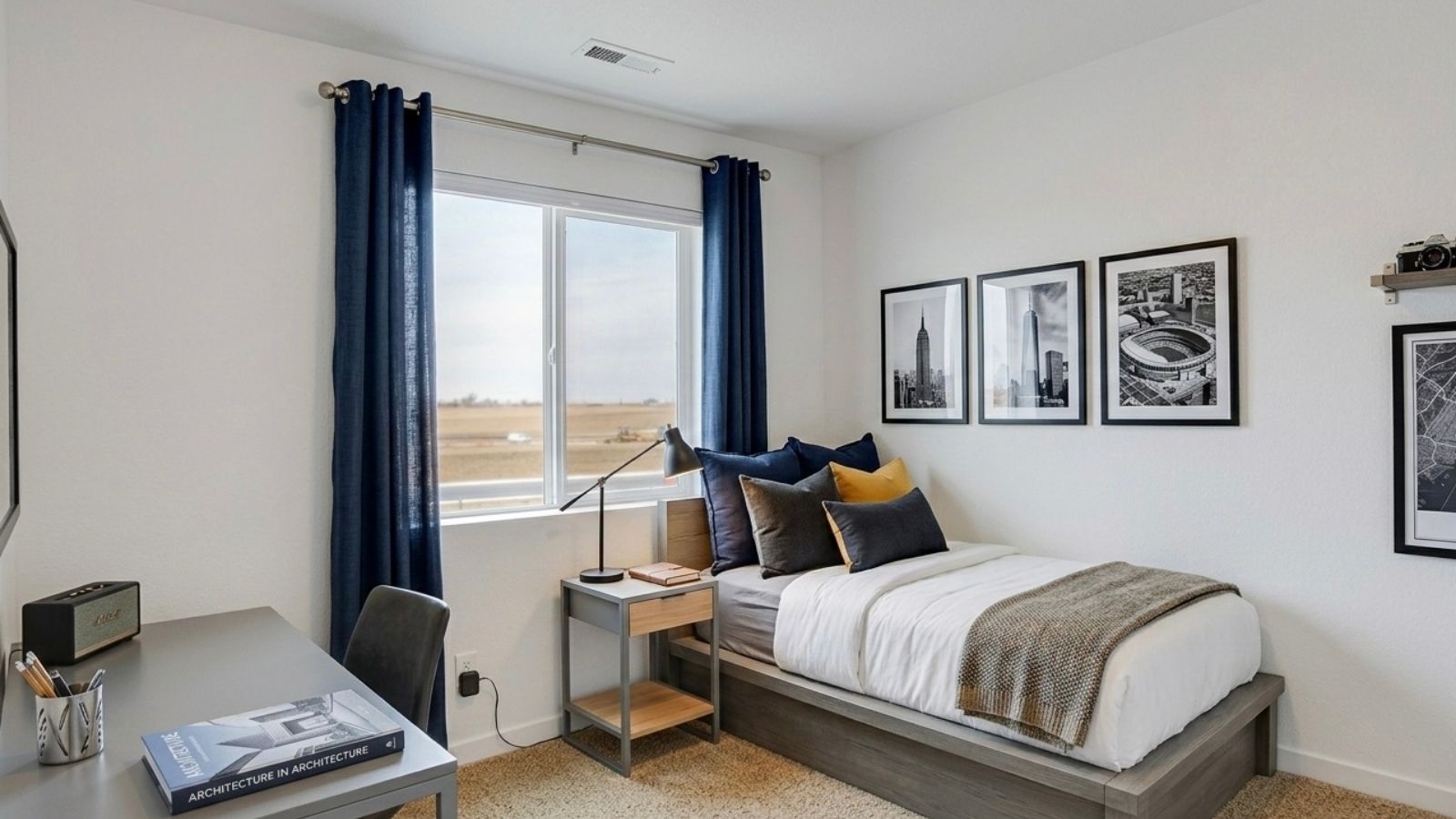 second bedroom in new home