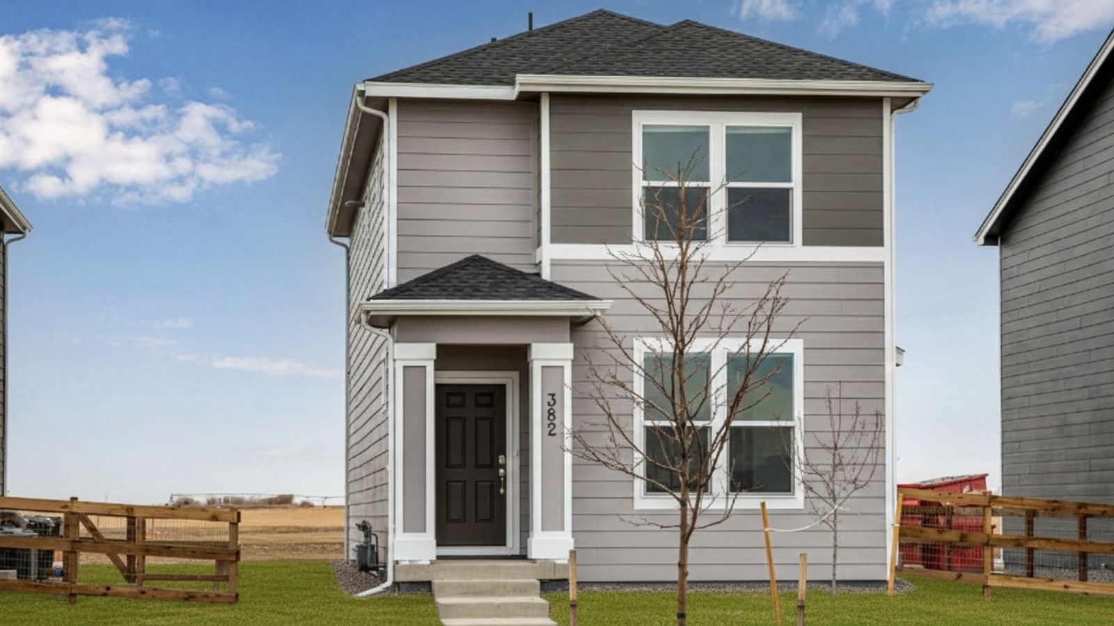 Exterior of new D.R. Horton home