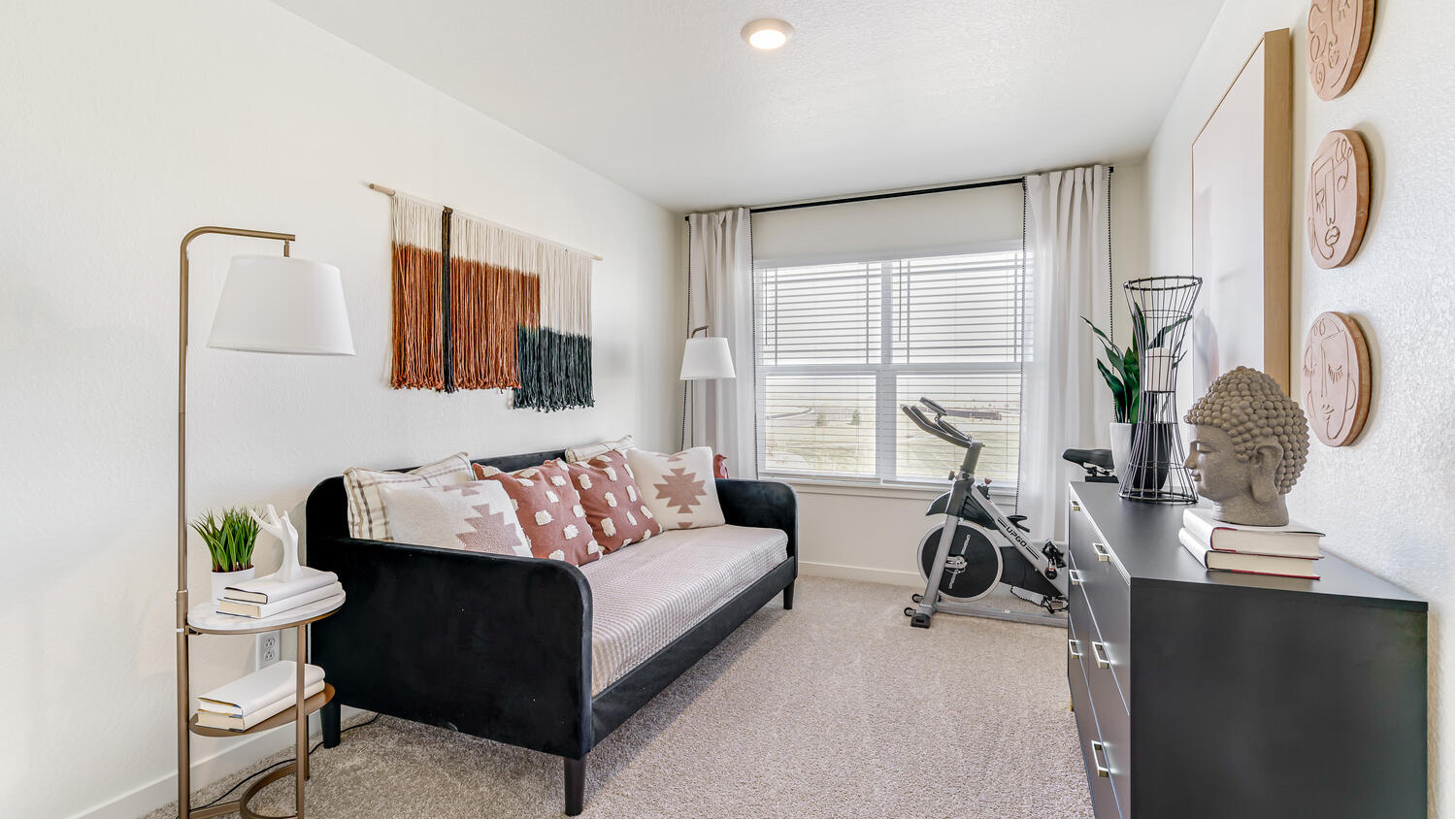 Well-sized bedroom with flexible space for guests, hobbies, or remote work.