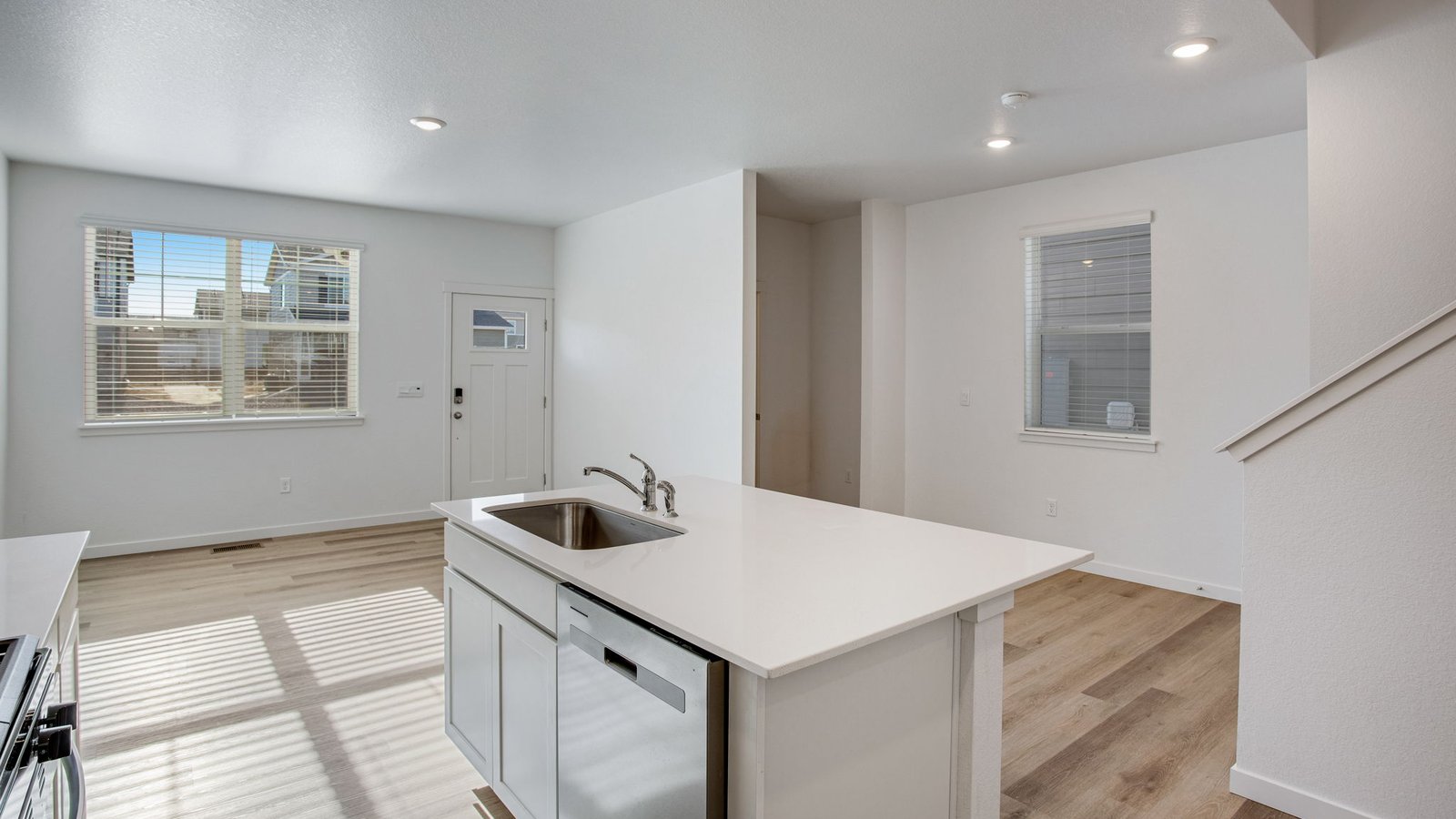 Kitchen island in new D.R. Horton home