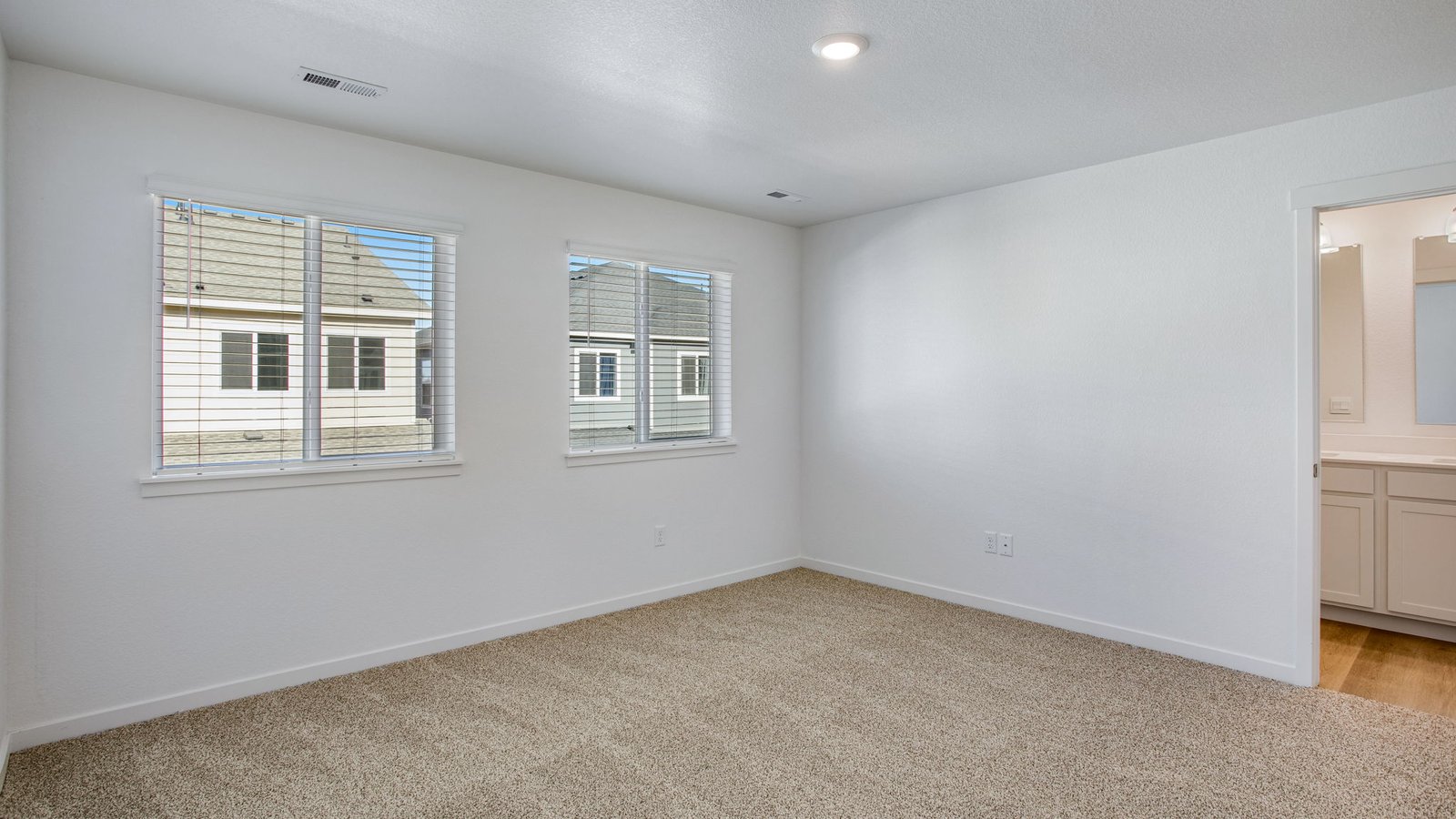 New construction home featuring three bedrooms