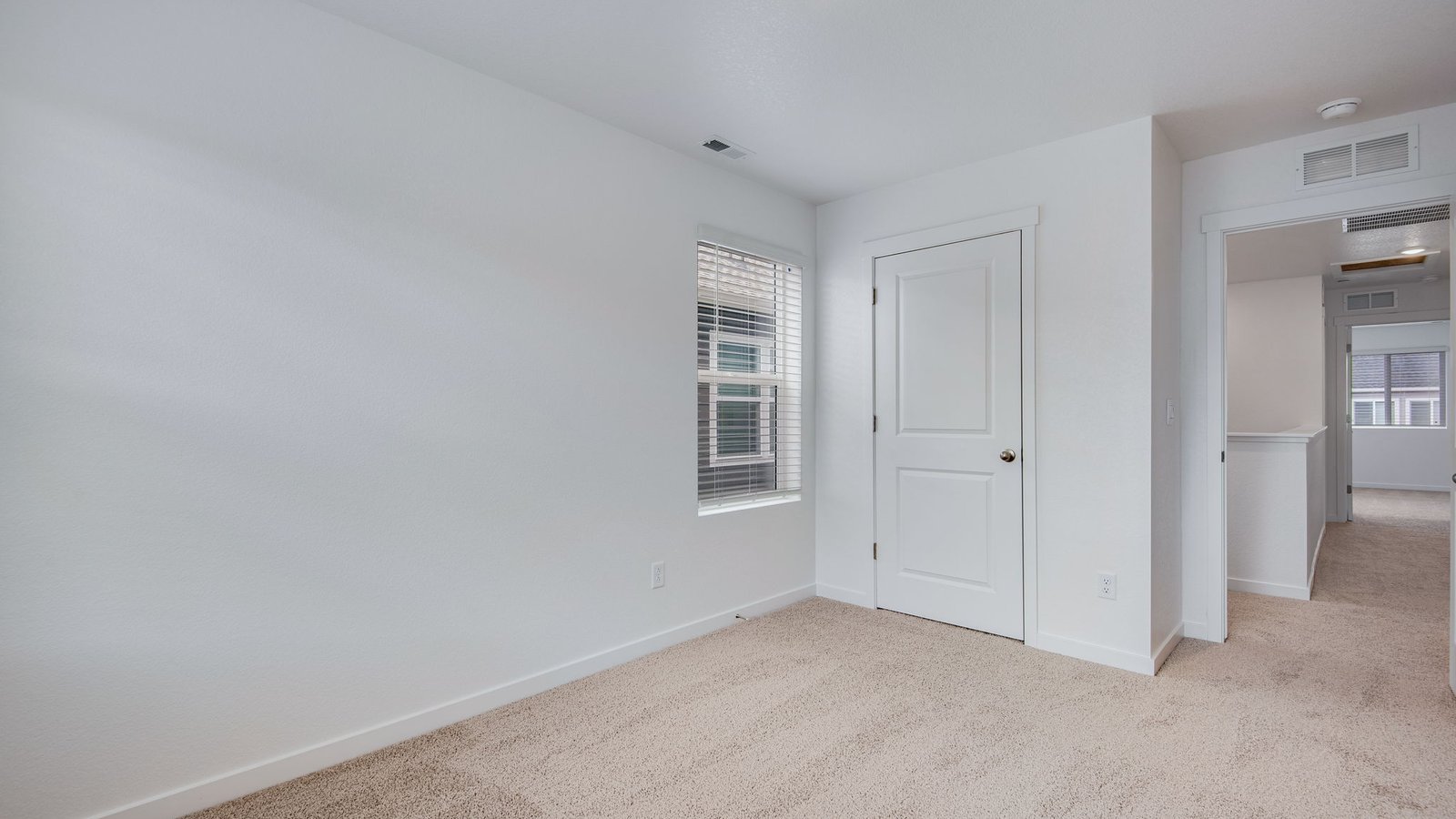 Second bedroom in paired home