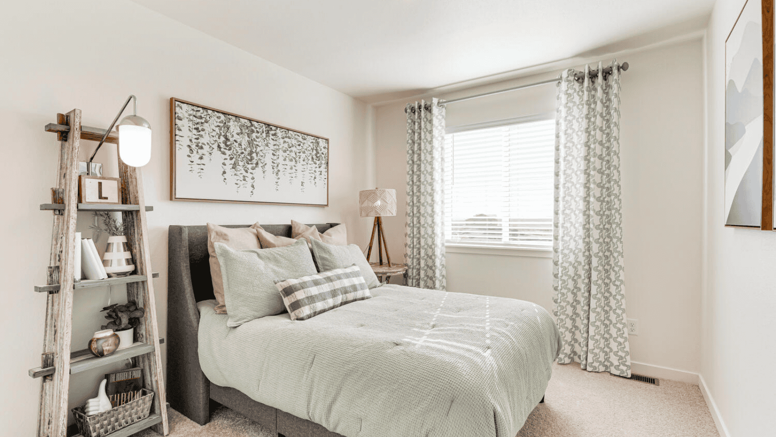Guest bedroom in new D.R. Horton home in Johnstown, CO