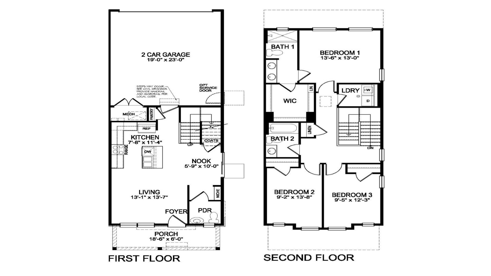 Two-story Melbourne floorplan available at Revere at Johnstown in Johnstown, CO