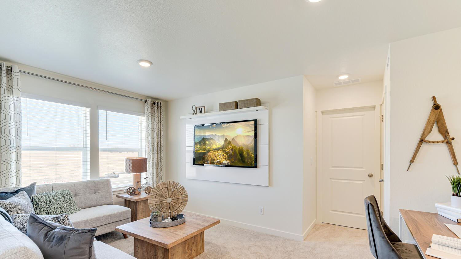 new home with loft