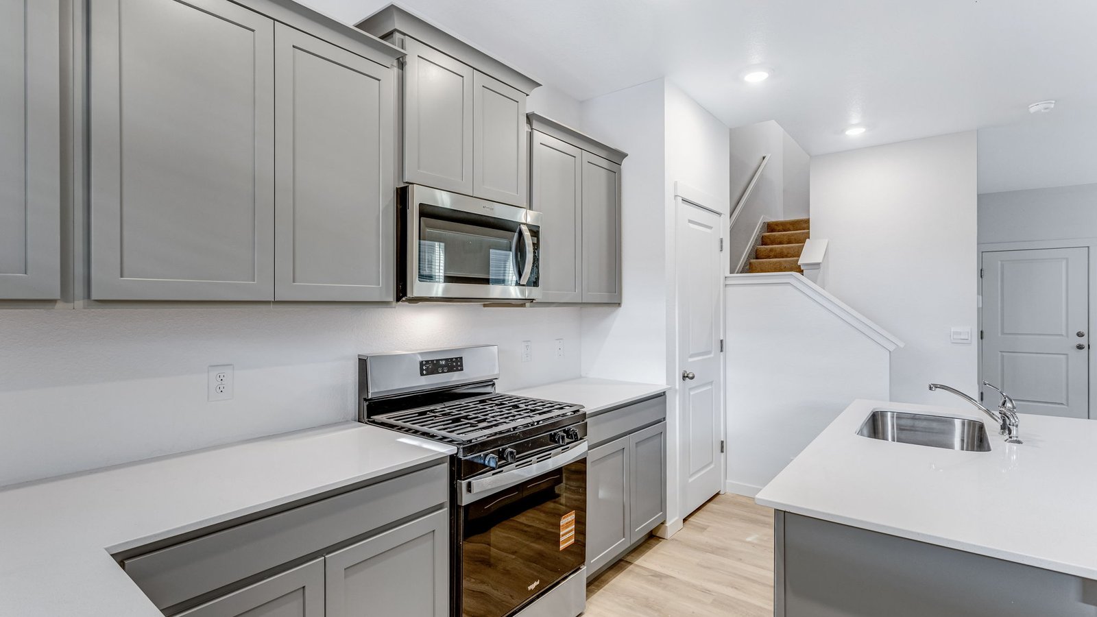 kitchen with stainless steel appliances