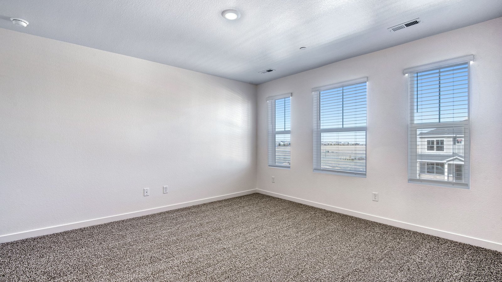 Upstairs bedroom with natural light
