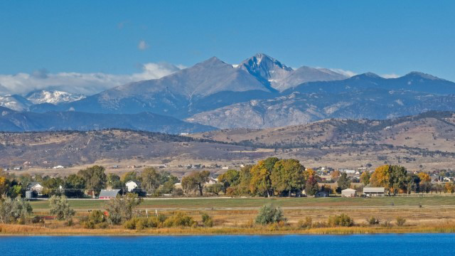 Villas at Vantage in Berthoud with view of Rocky Mountains
