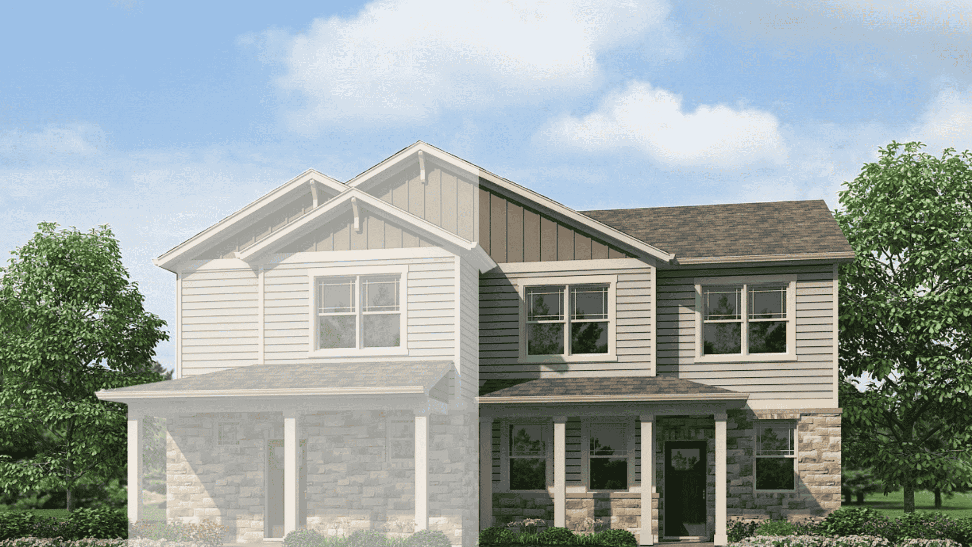 Vantage Vail floorplan elevation C