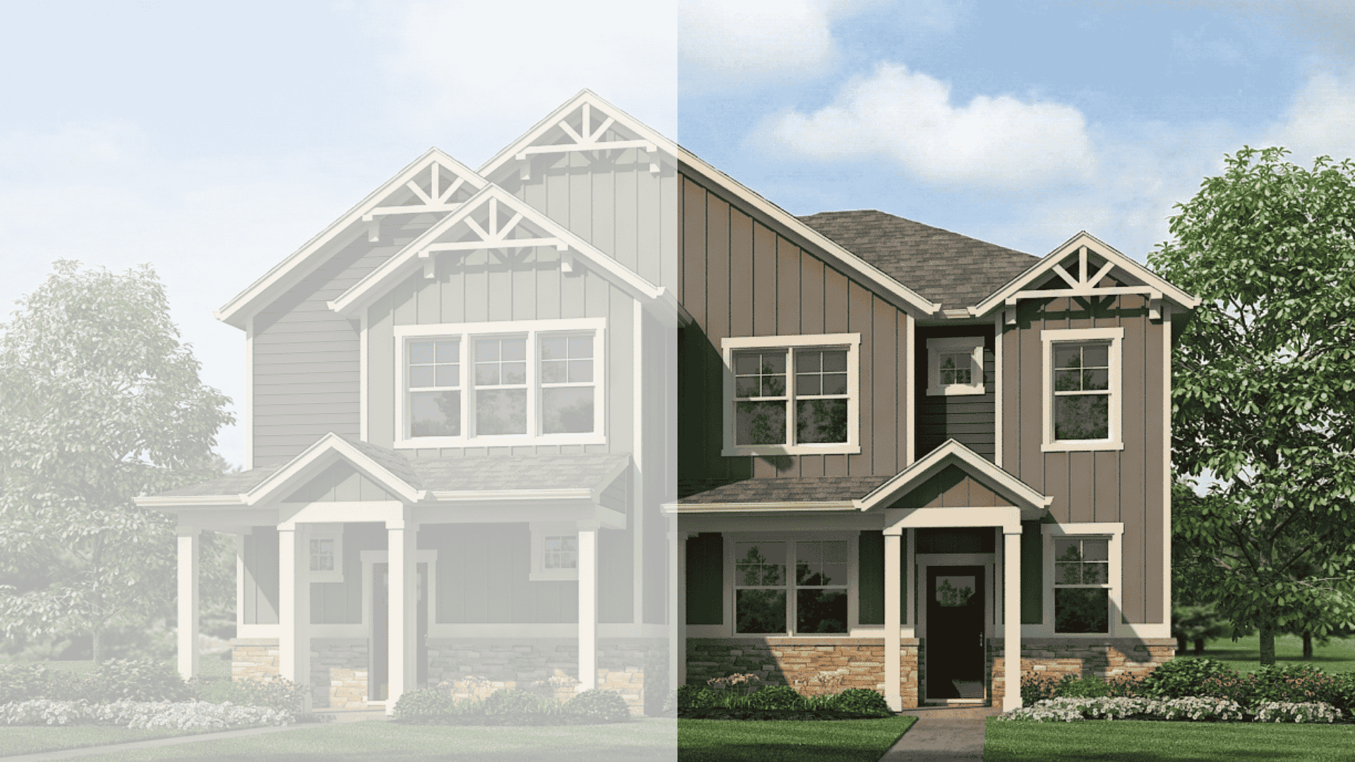 Vantage Vail floorplan elevation A