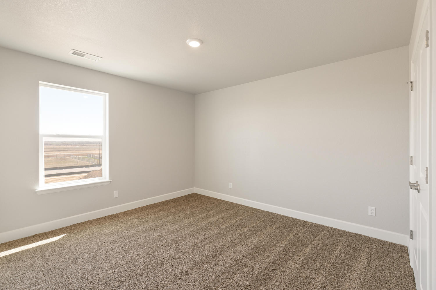 bedroom with carpet floor
