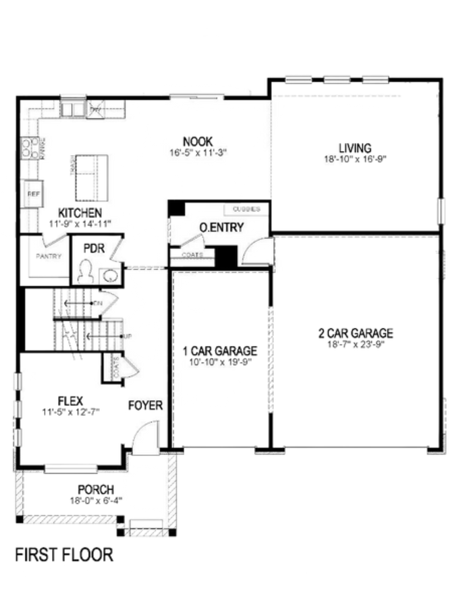 Branson first floor blackline