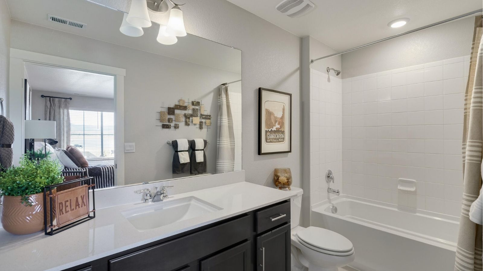 second bathroom new home