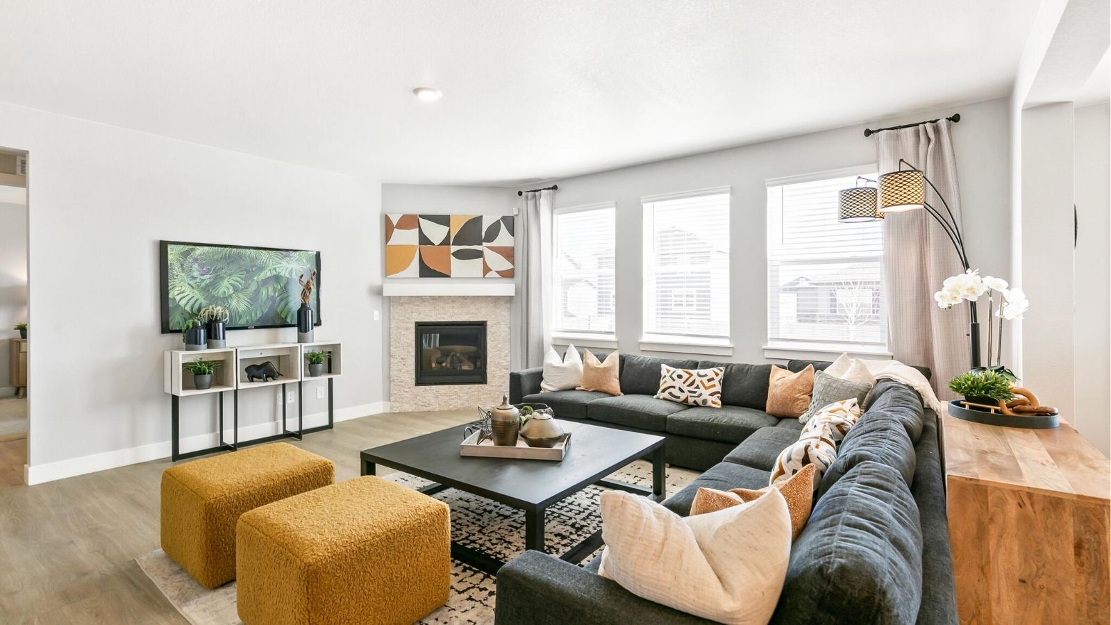 great room in new home