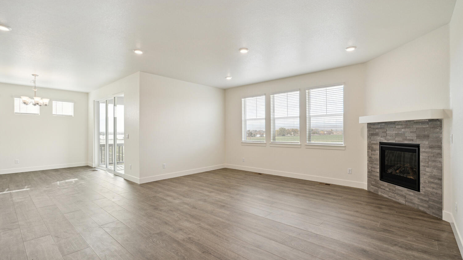 large great room new home