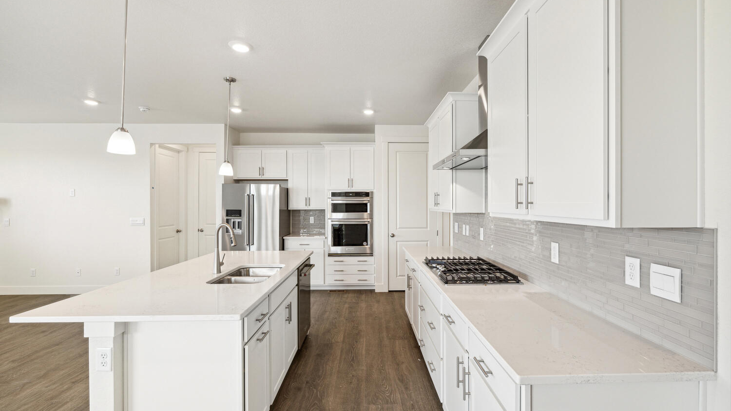 kitchen in new home