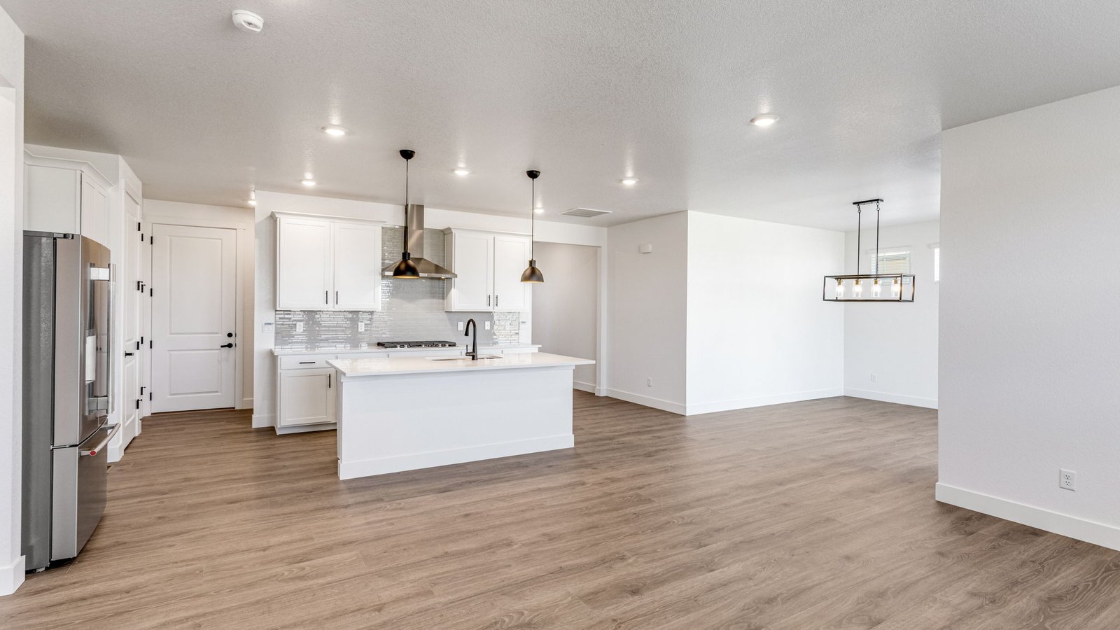 Spacious living room in the Grover home designed for entertaining and comfortable everyday living.