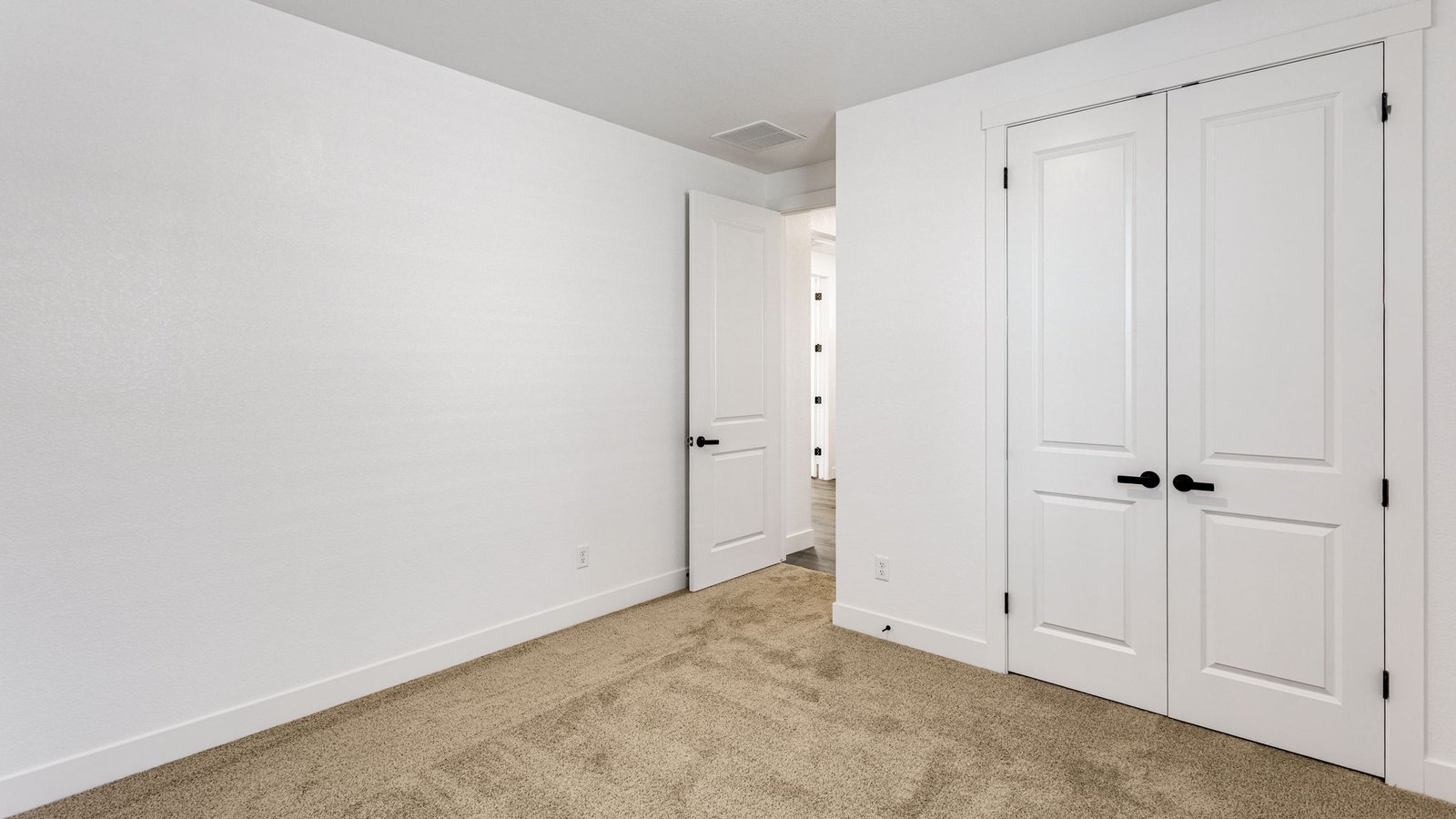 Guest bedroom in new D.R. Horton home