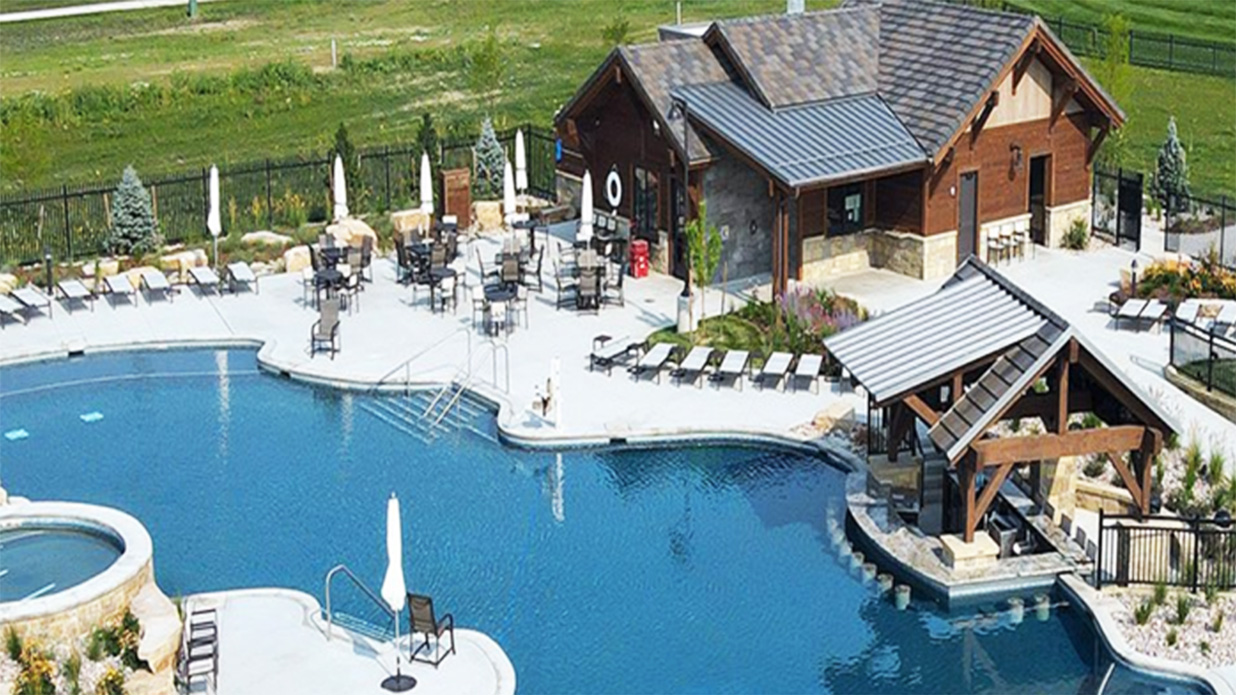 TPC Pool Amenities Vantage New Home Community Berthoud, CO