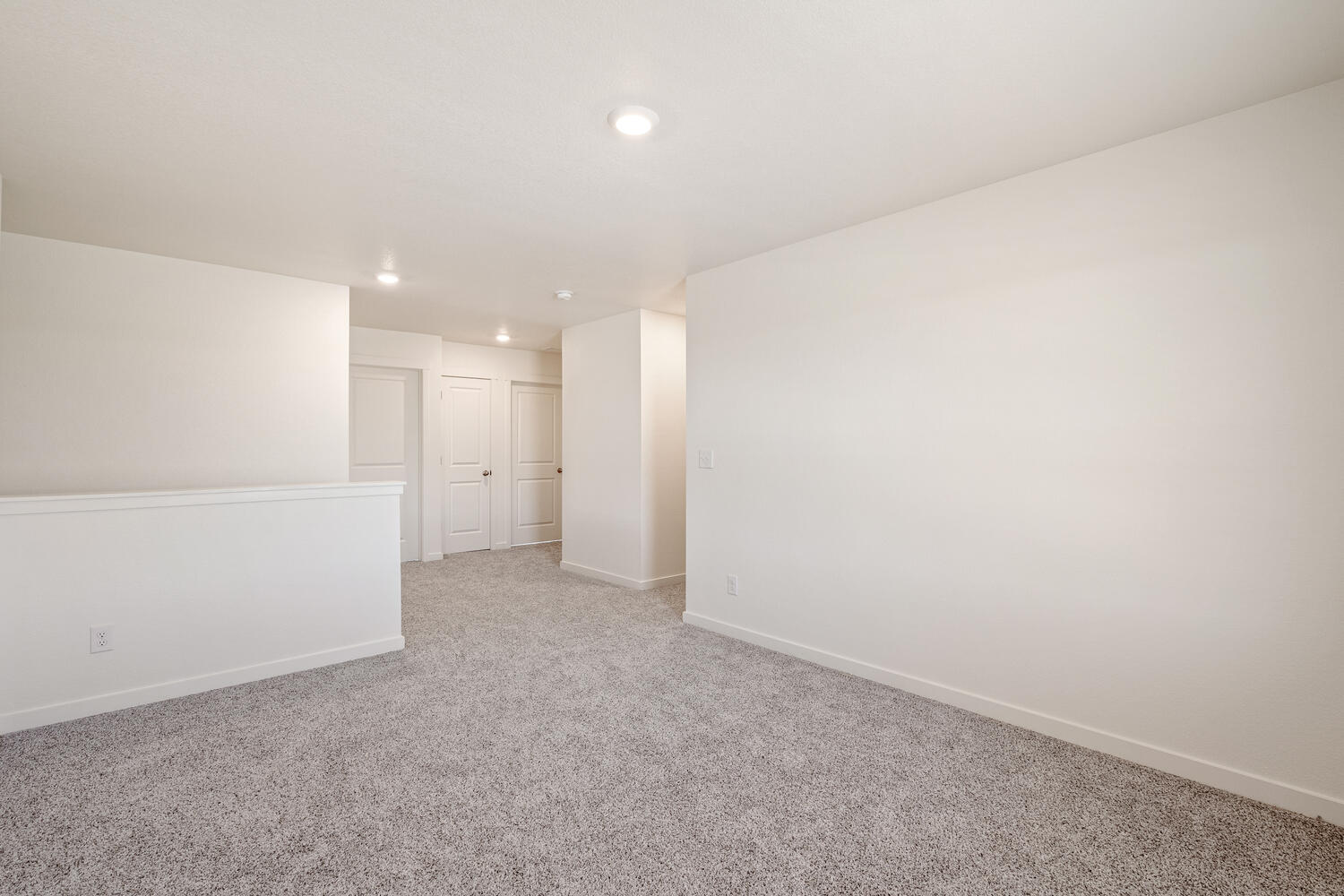 loft with carpet floor