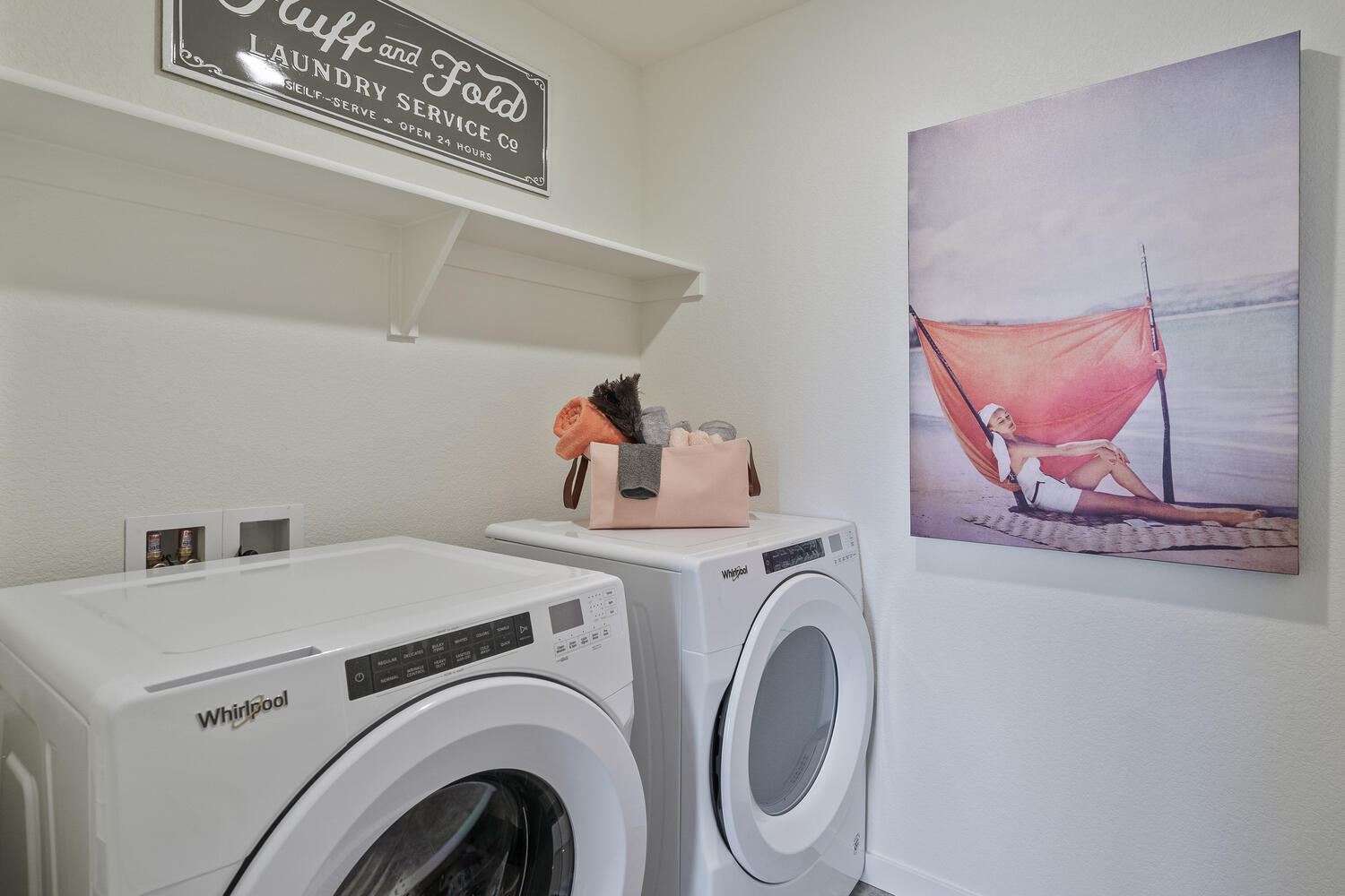 laundry room with a washer and dryer