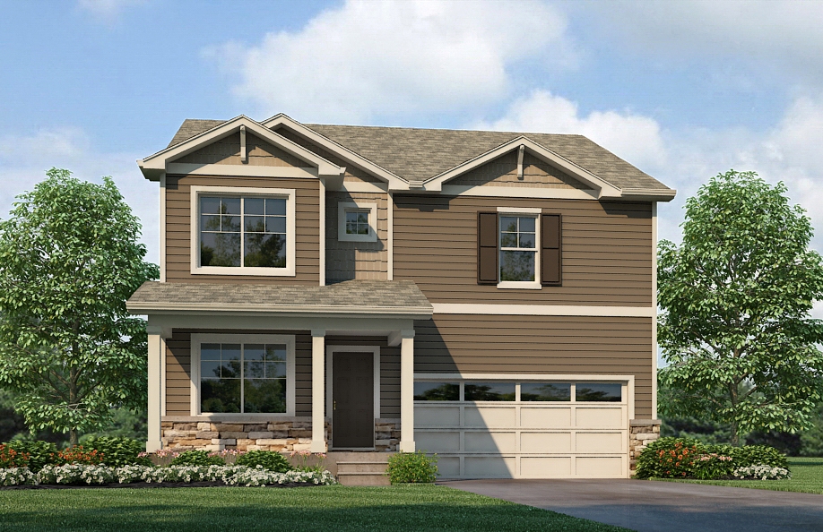 holcombe elevation B2 floorplan renderings