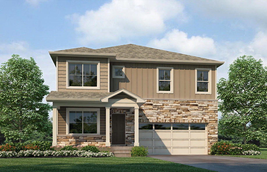 holcombe elevation J3 floorplan renderings