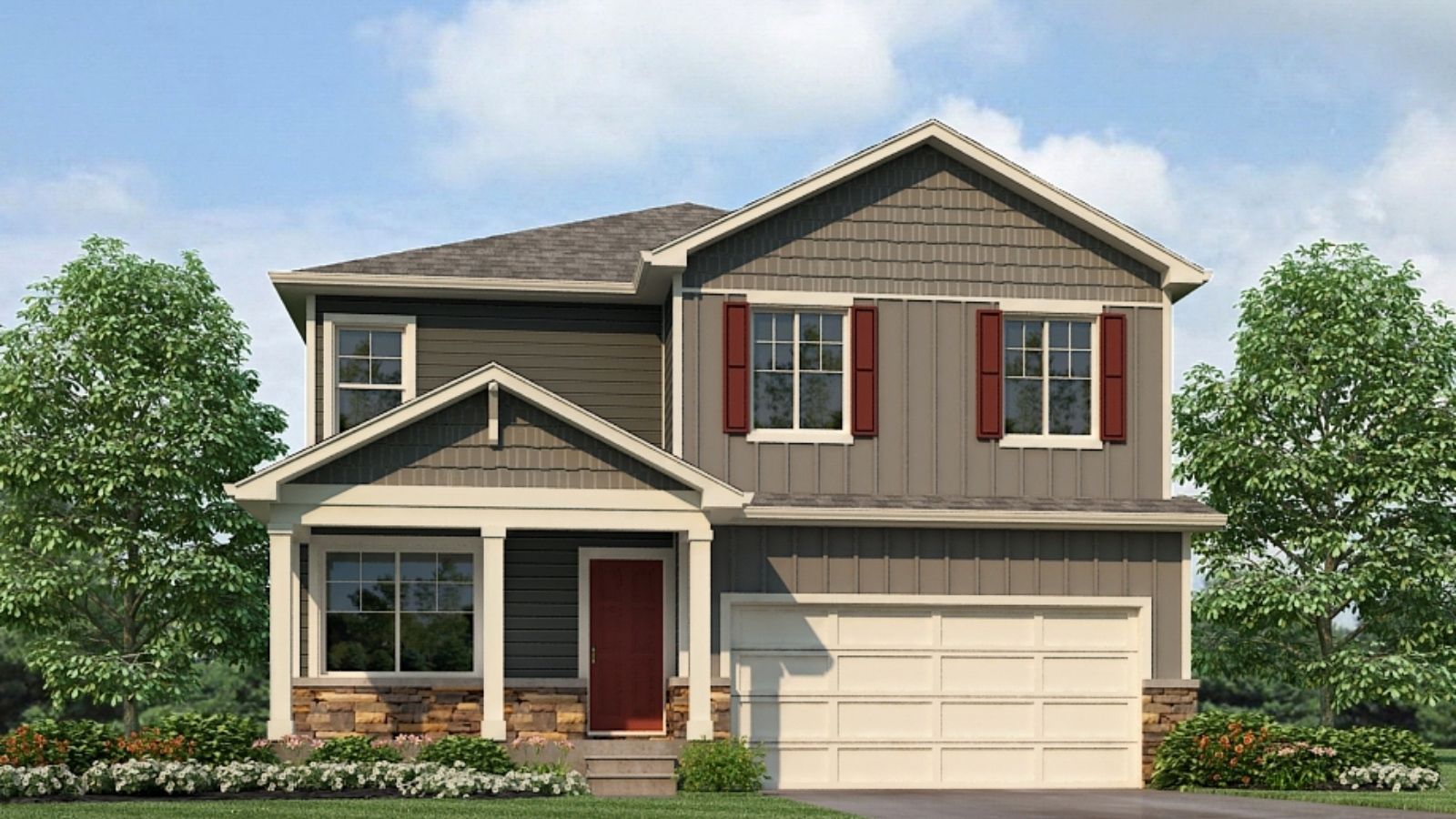 two story d.r. horton home rendering brighton, co